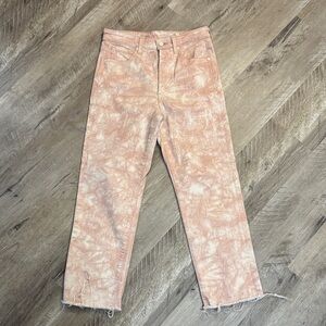 AG 29 R Adriano Goldschmied Light Pink Tie-Dye Jeans